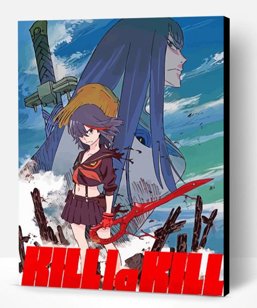 Kill La Kill Anime Poster Paint By Numbers