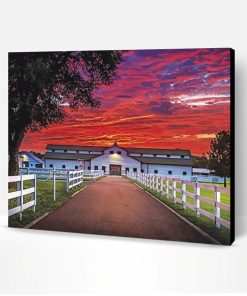 Leipers Fork Village at Sunset Paint By Number