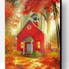 Little Red Schoolhouse Paint By Numbers