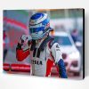 Logan Sargeant Formula 1 Racer Paint By Numbers