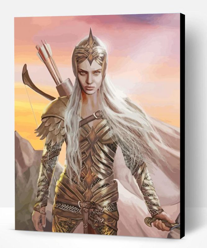 Lord Of The Rings Galadriel Warrior Paint By Number