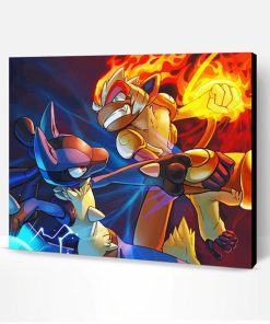 Lucario Pokemon Paint By Number