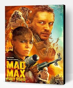 Mad Max Movie Poster Paint By Number
