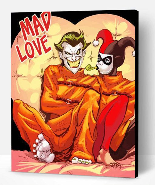 Mad Love Joker Paint By Numbers