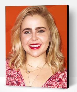 Mae-Whitman Actress Paint By Numbers