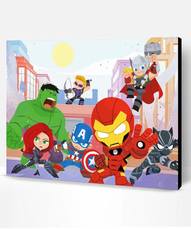Marvel Avengers Paint By Numbers