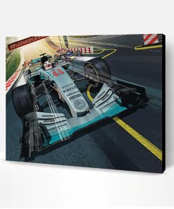 Mercedes F1 Art Paint By Number