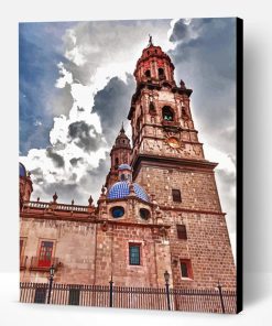 Michoacan Morelia Cathedral Paint By Number