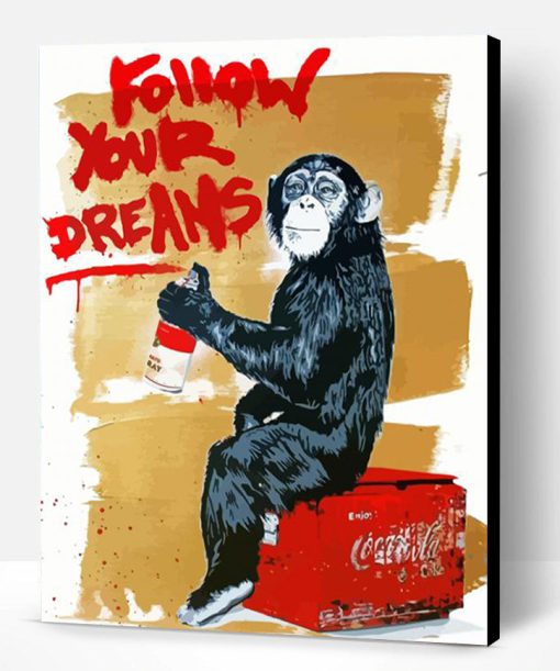 Monkeys Follow Your Dreams Paint By Numbers