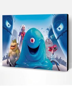 Monsters Vs Aliens Characters Paint By Number