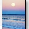 Moon And Ocean Landscape Paint By Number