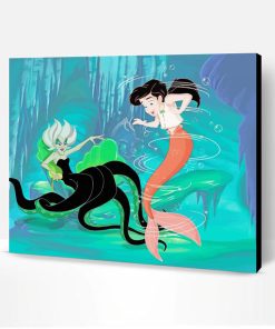 Morgana and Melody The Little Mermaid II Paint By Number