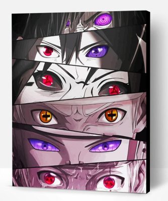 Naruto Eyes Paint By Numbers