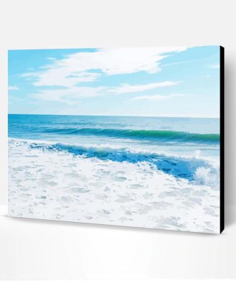 New Jersey Beach Waves Paint By Number