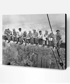 New York girder By Charles Clyde Ebbets Paint By Numbers