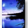 Night Lake Moonlight Paint By Number
