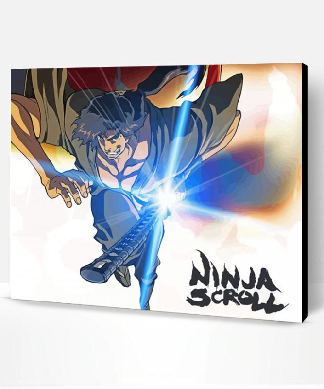Ninja Scroll Anime Paint By Number