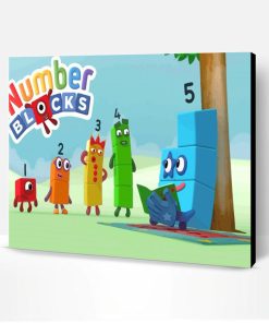 Numberblocks Poster Paint By Number