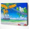 Ocean And Parrots Paint By Numbers