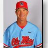Ole Miss Baseballer Paint By Numbers