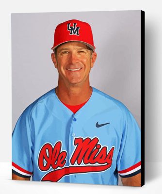 Ole Miss Baseballer Paint By Numbers