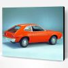 Orange Ford Pinto Paint By Number