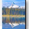 Oregon Mountain Water Reflection Paint By Number