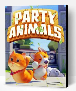 Party Animals Game Paint By Number