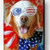 Patriotic Dog Paint By Number