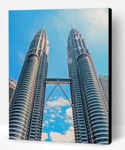 Petronas Twin Towers Paint By Number