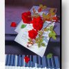 Piano With Flowers Art Paint By Number