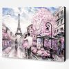 Pink And Grey Paris Paint By Numbers