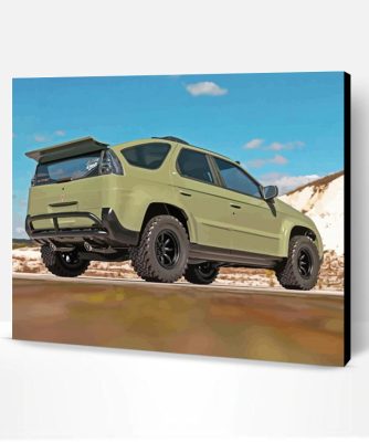 Pontiac Aztek Paint By Numbers