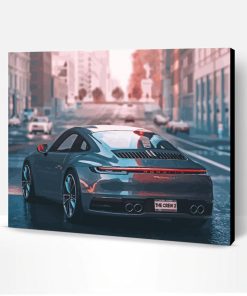 Porsche New York streets Paint By Numbers