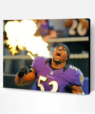 Ray Lewis Player Paint By Number