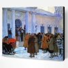 Reading of The Manifest by Boris Kustodiev Paint By Numbers
