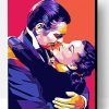 Rhett Butler and Scarlett O Hara Pop Art Paint By Numbers