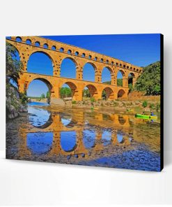 Roman Aqueduct France Paint By Number