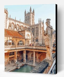 Romans Bath In Bath City England Paint By Number