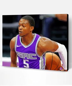 Sacramento Kings Basketball Player Paint By Numbers