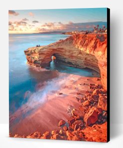 San Diego Sunset Cliffs Paint By Numbers