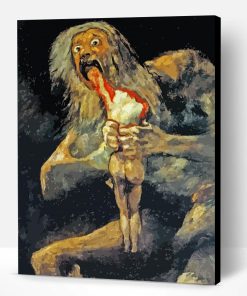 Saturn Devouring His Son by Francisco Goya Paint By Numbers