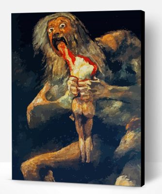 Saturn Devouring His Son Paint By Numbers