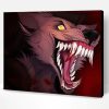 Scary Vampire Dog Art Paint By Numbers