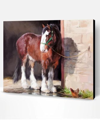 Shire Horse Paint By Number