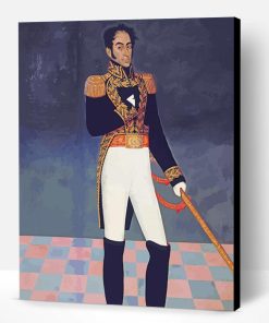 Simon Bolivar Paint By Number