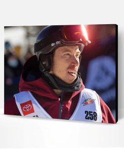 Snowboarder Shaun White Paint By Numbers