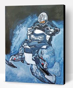 Snowmobile Art Paint By Numbers