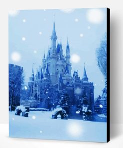 Snowy Disney Palace Paint By Number