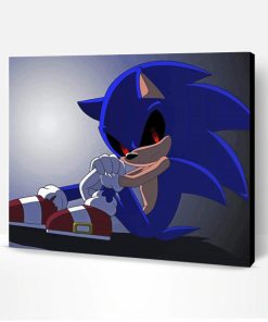 Sonic Red Eyes Paint By Numbers